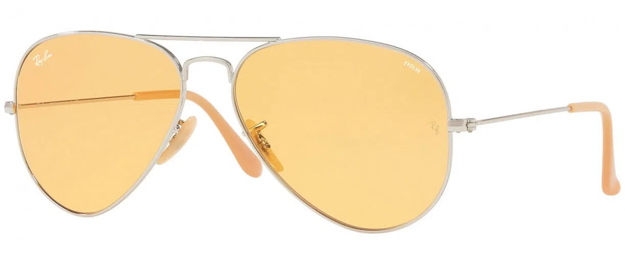 Ray Ban RB 3025 Aviator Large Metal Sunglasses - Medium - 58mm - Silver - view 62